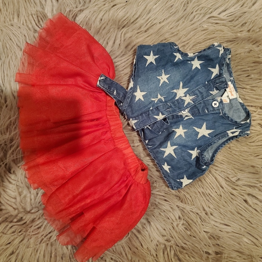 Red, White and Blue TuTu Set